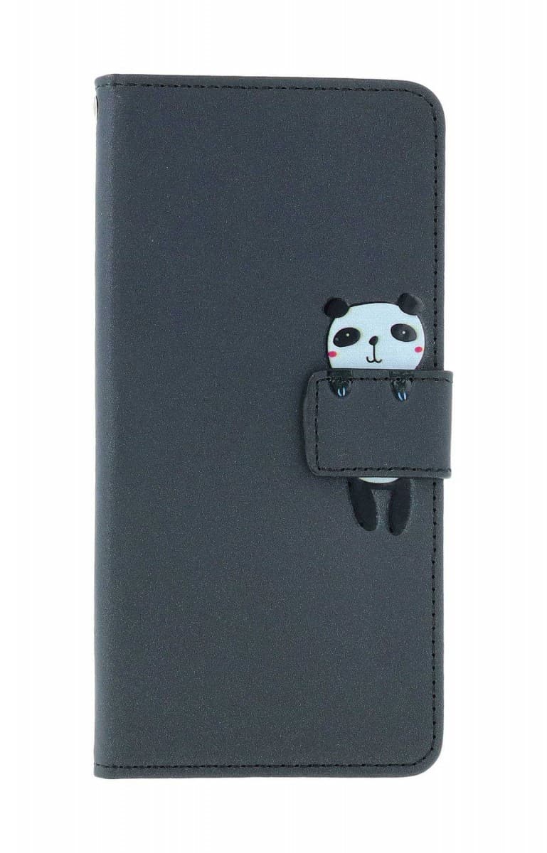 Pouzdro TopQ Xiaomi Redmi Note 13 knížkové černé s pandou 131048 - náhled 1