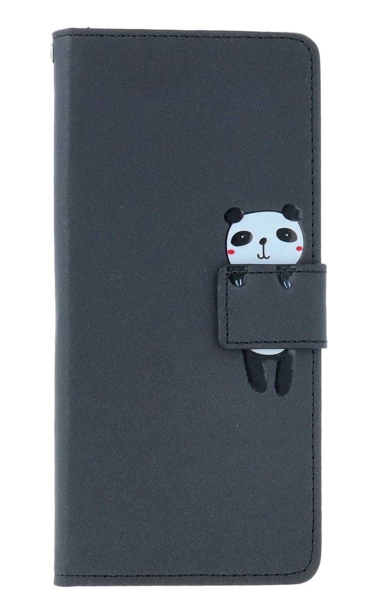 Pouzdro TopQ Xiaomi Redmi Note 13 Pro knížkové černé s pandou 131052 - náhled 1