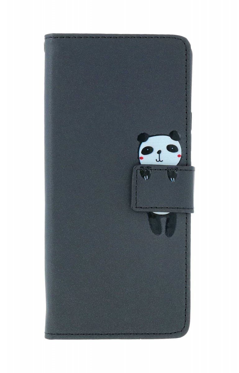 Pouzdro TopQ Xiaomi Redmi Note 13 Pro 5G knížkové černé s pandou 131062 - náhled 1