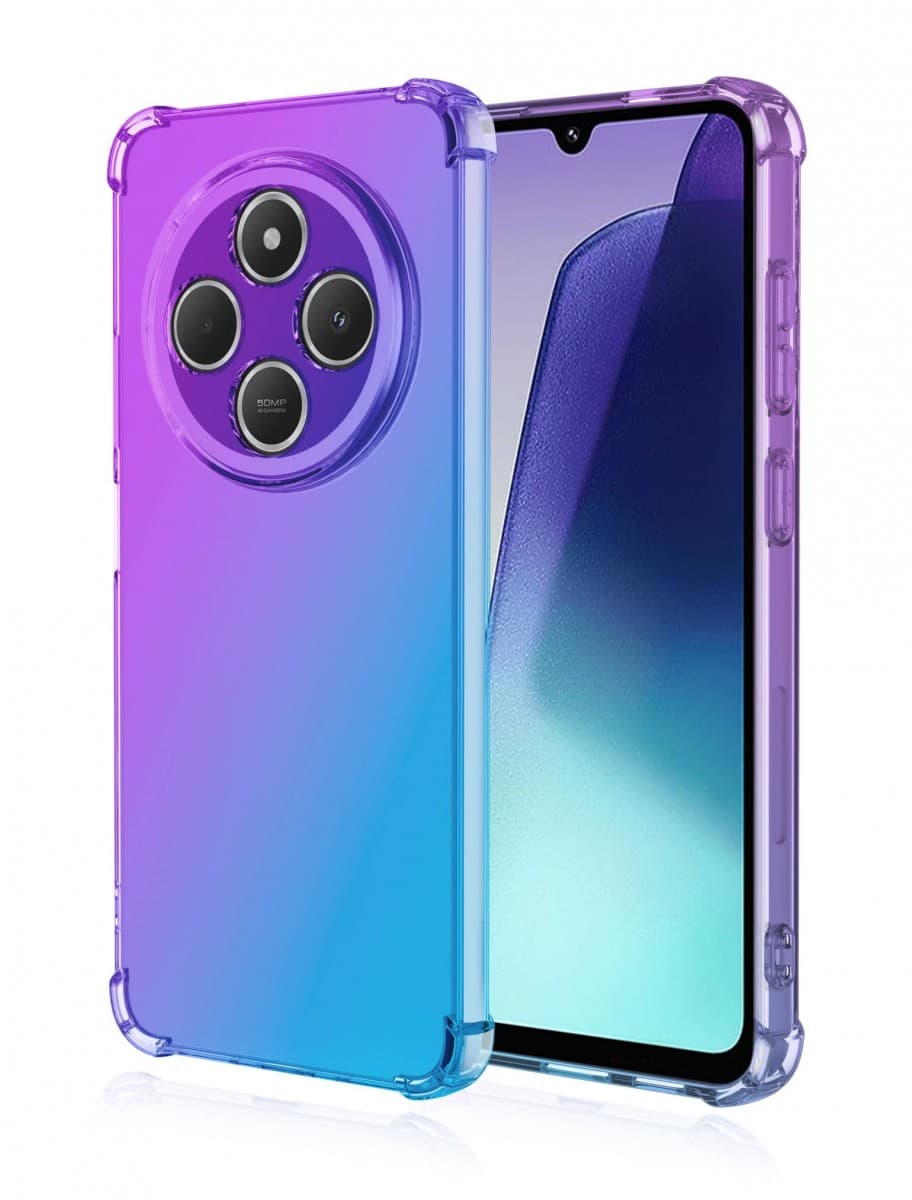 Kryt TopQ Xiaomi Redmi 14C Shock duhový fialovo-modrý 131179