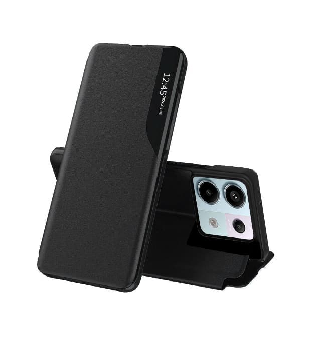 Pouzdro TopQ Xiaomi Redmi Note 13 Pro 5G Smart View knížkové černé 121183 - náhled 1