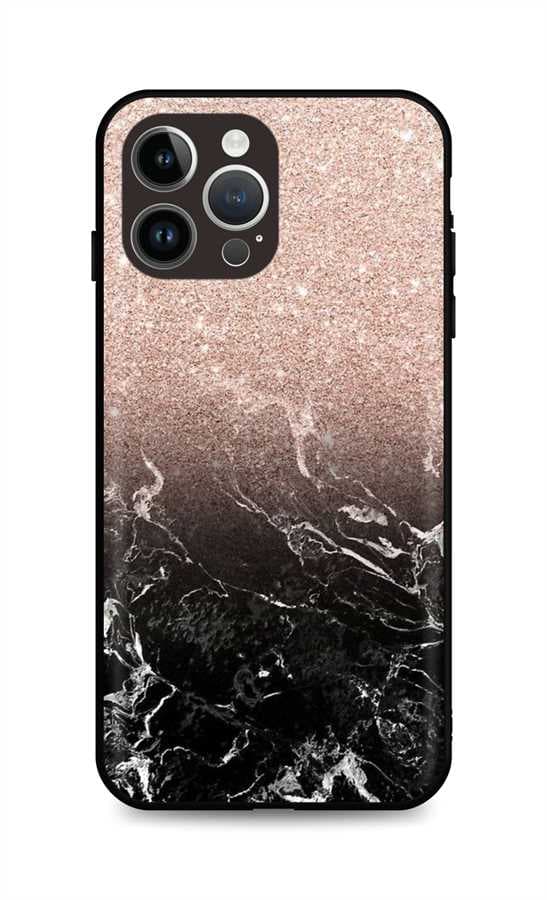Kryt TopQ LUXURY iPhone 15 Pro pevný Sparkling Marble 111294