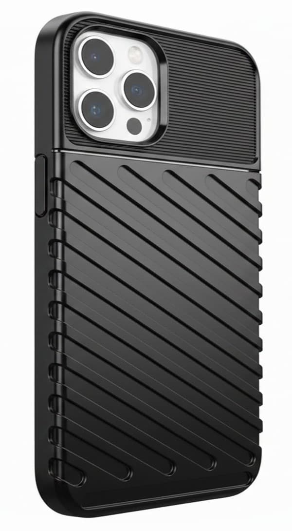 Zadní kryt Thunder pro iPhone 16 Pro černý