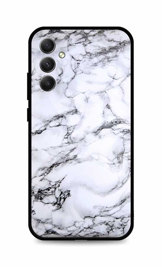 Kryt TopQ LUXURY Samsung A34 pevný Marble White 111305