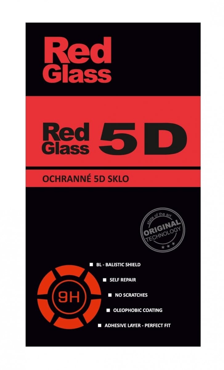 Tvrzené sklo RedGlass Xiaomi Redmi 10C 5D černé 91329