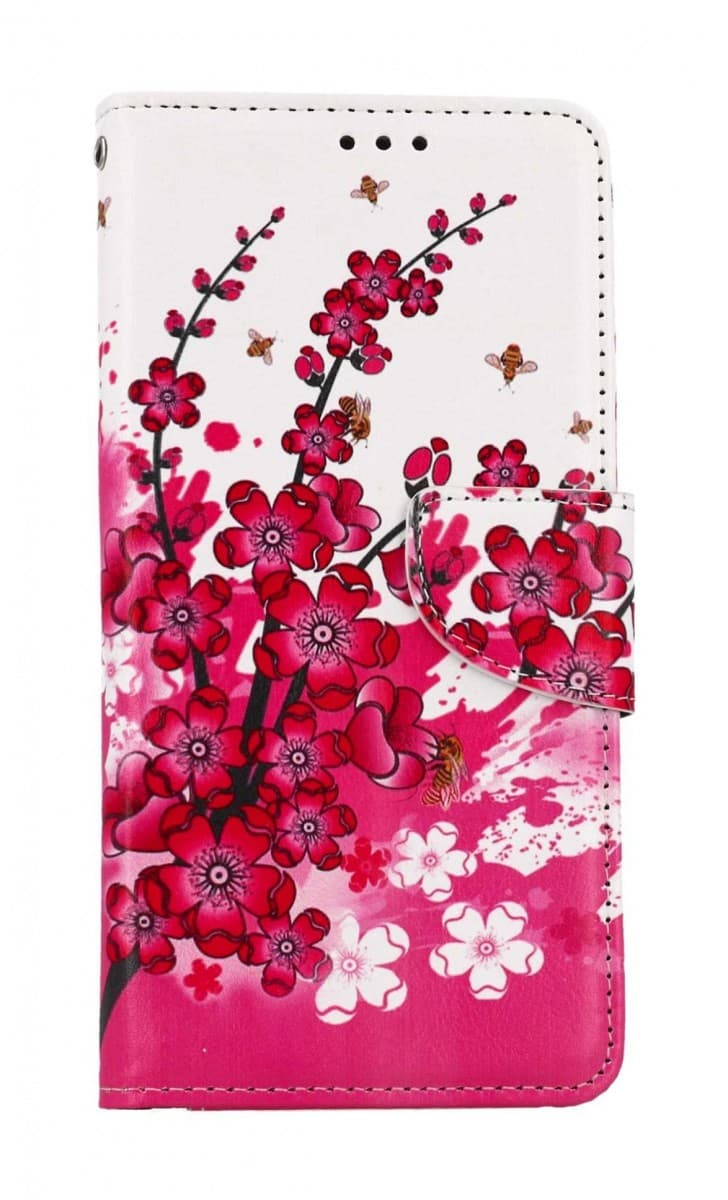 Pouzdro TopQ Xiaomi Redmi Note 13 knížkové Kytičky 121352 - náhled 1