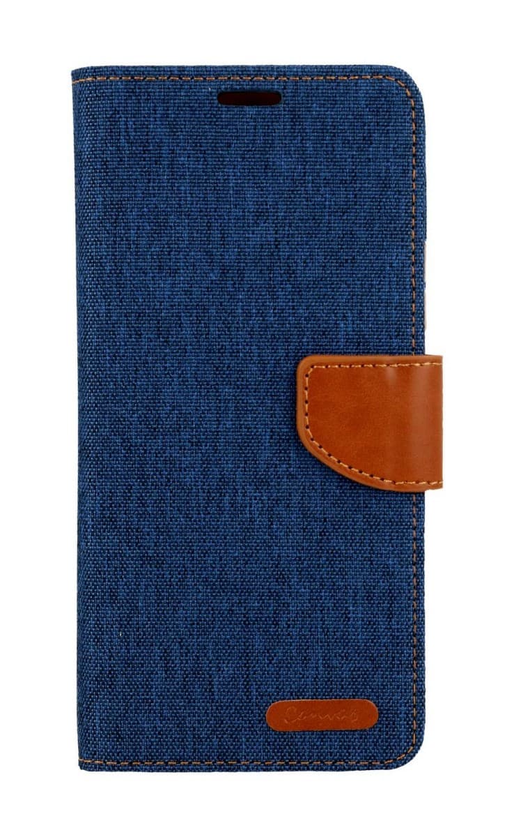 Pouzdro Canvas Xiaomi Redmi 13C knížkové modré tmavé 121363 - náhled 1