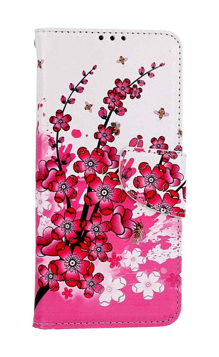 Pouzdro TopQ Xiaomi Redmi Note 13 Pro+ 5G knížkové Kytičky 121418
