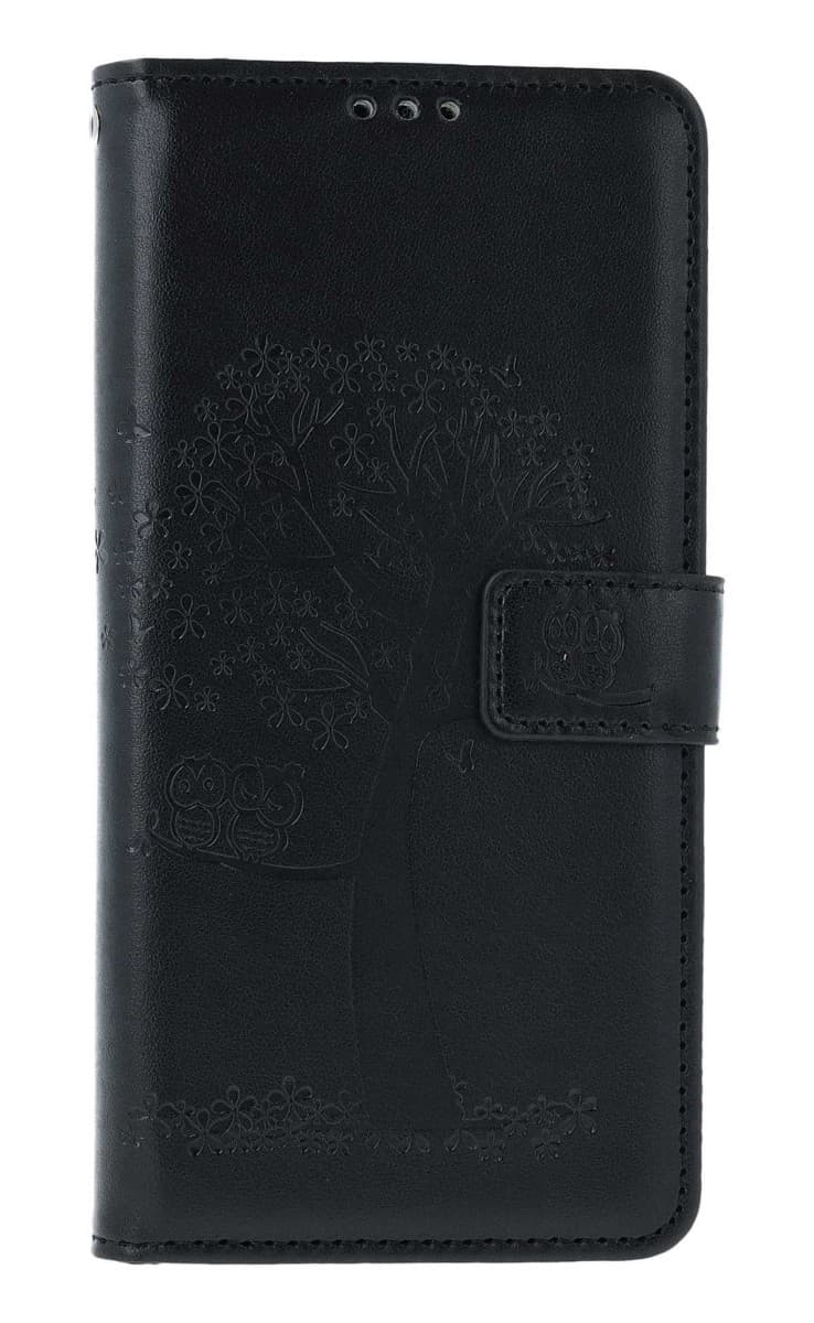 Pouzdro TopQ Xiaomi Redmi Note 13 Pro 5G knížkové Černý strom sovičky 131463 - náhled 1