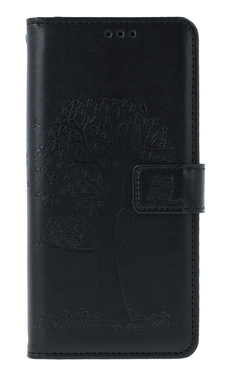 Pouzdro TopQ Xiaomi Redmi Note 13 knížkové Černý strom sovičky 131464 - náhled 1