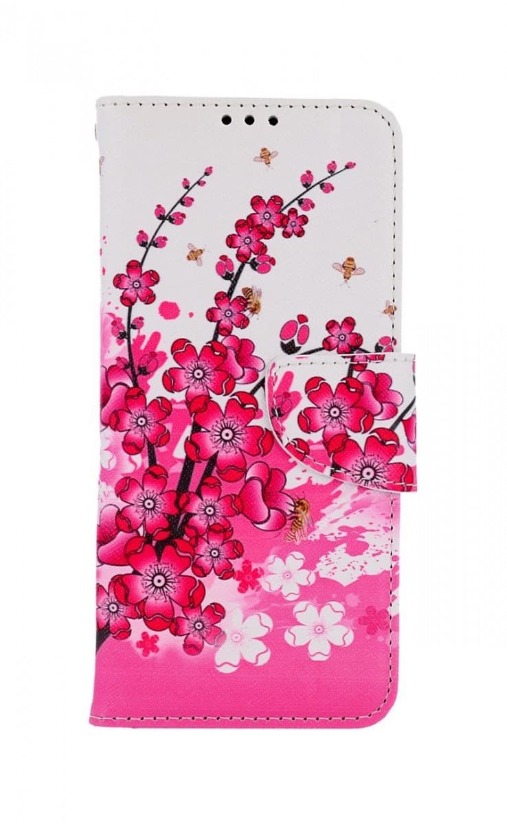 Pouzdro TopQ Realme 9 Pro+ knížkové Kytičky textil 71497 - náhled 1