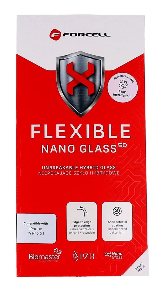 Tvrzené sklo Forcell Flexible iPhone 14 Plus 5D černé 81497
