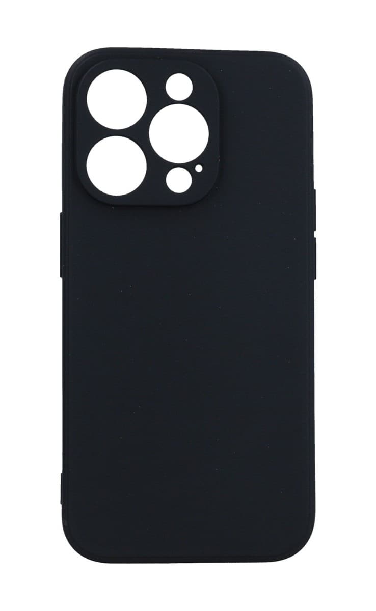 Kryt TopQ Pastel iPhone 15 Pro černý 111533