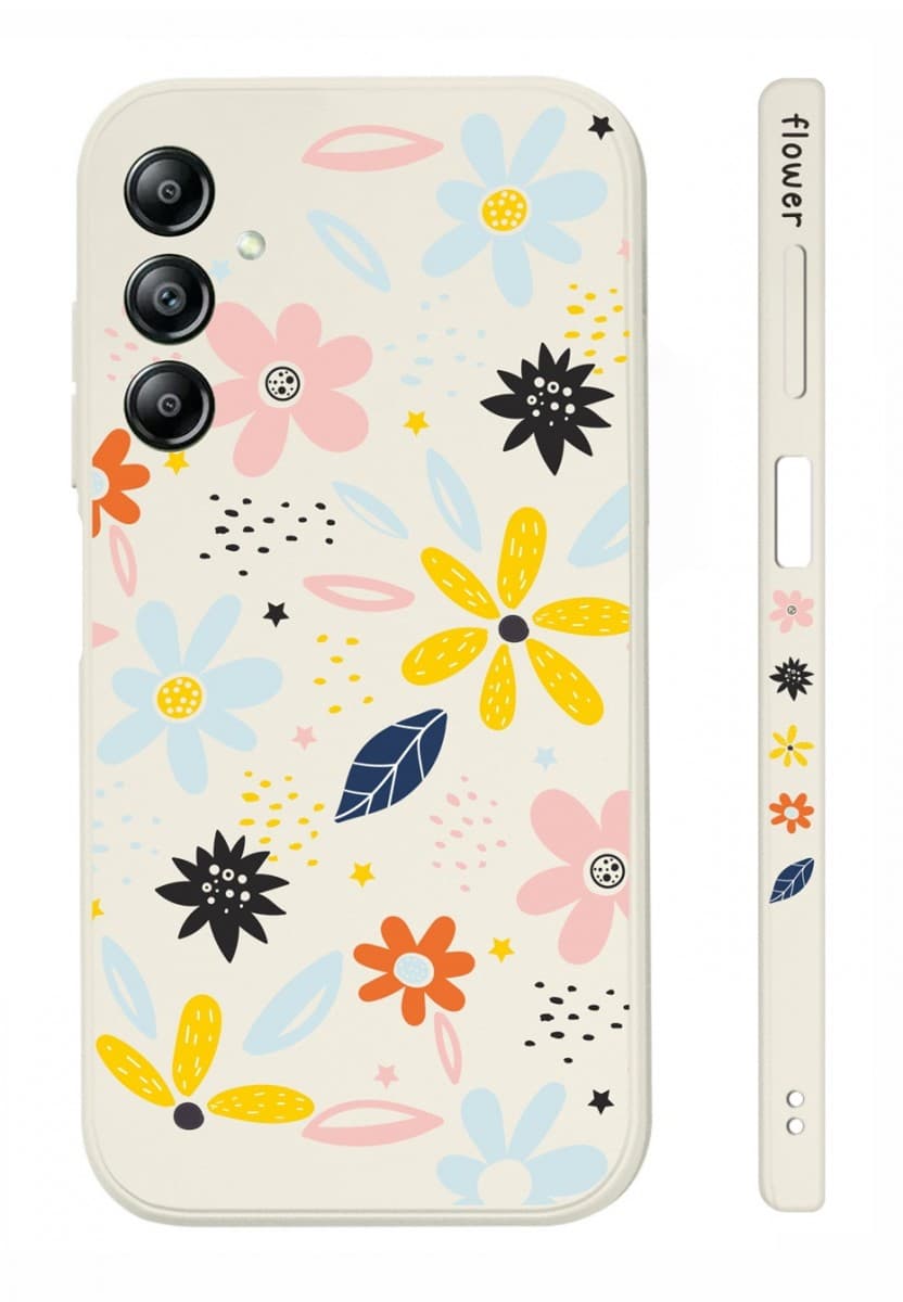 Kryt TopQ Design Samsung A14 Barevné kvítky 121543