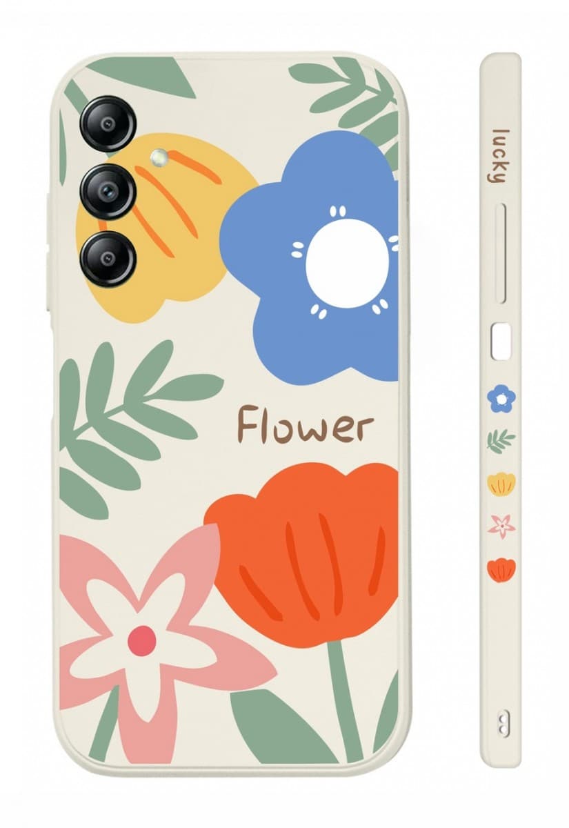 Kryt TopQ Design Samsung A34 Malované květy 121569