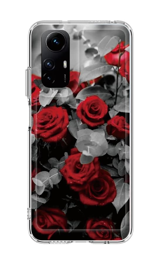 Kryt TopQ Image Xiaomi Redmi Note 12S Image pevný Červené růže mix 121607