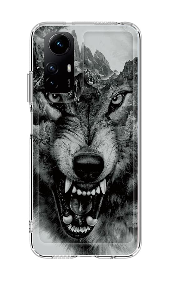 Kryt TopQ Image Xiaomi Redmi Note 12S Image pevný Černobílý vlk 121609