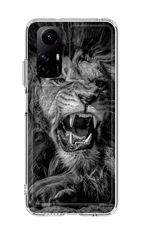 Kryt TopQ Image Xiaomi Redmi Note 12S Image pevný Černobílý lev 121610