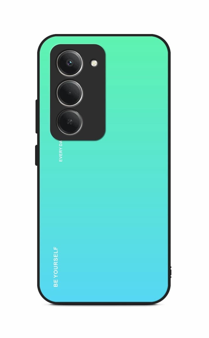 Kryt TopQ LUXURY Xiaomi Redmi 15 pevný duhový zelený 141633