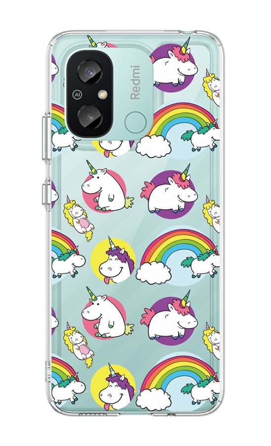 Kryt TopQ Image Xiaomi Redmi 12C Image pevný Chunky Unicorns 121636