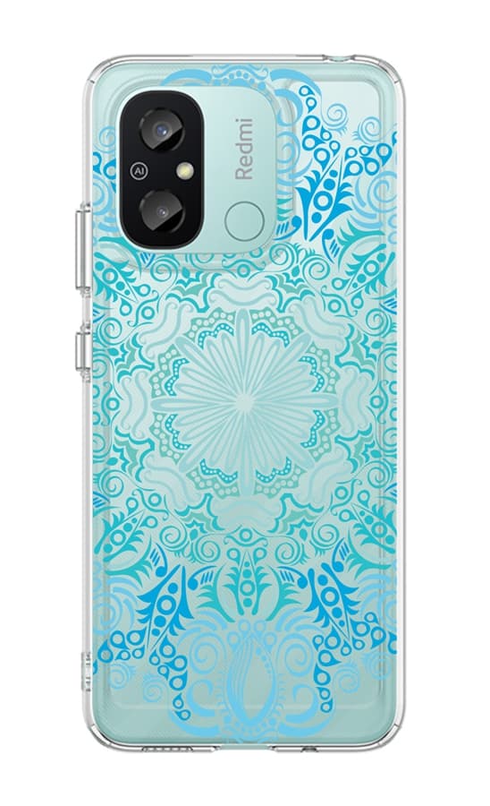 Kryt TopQ Image Xiaomi Redmi 12C Image pevný Blue Mandala 121638