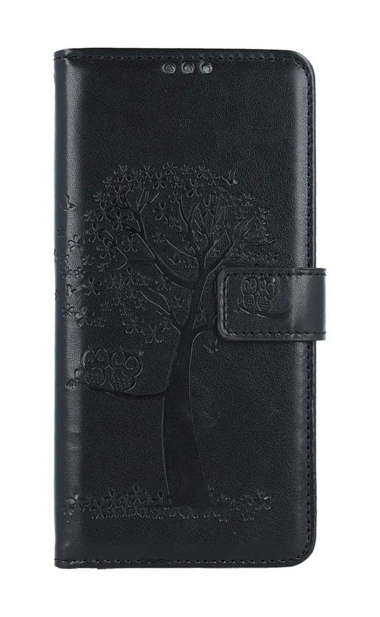 Pouzdro TopQ Xiaomi Redmi Note 12 knížkové Černý strom sovičky 111685 - náhled 1