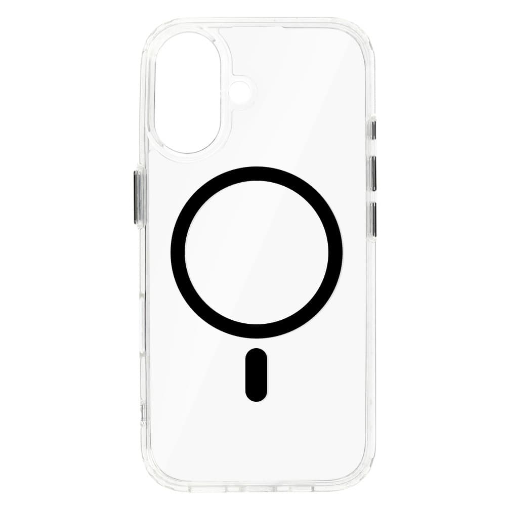 Zadní kryt Glossy Magsafe Clear iPhone 16 black - náhled 1