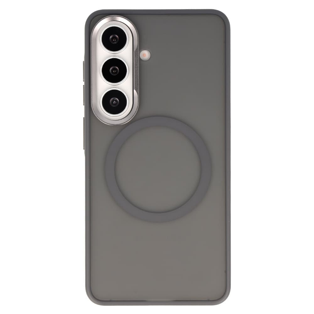 Kryt Liavec Soft Metal Frame pro Samsung Galaxy S26 šedý