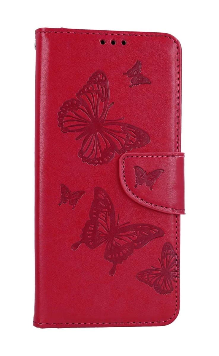 Pouzdro TopQ Samsung A14 knížkové Butterfly růžové 111949 - náhled 1