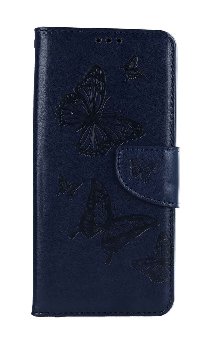 Pouzdro TopQ Samsung A14 knížkové Butterfly modré tmavé 111951 - náhled 1
