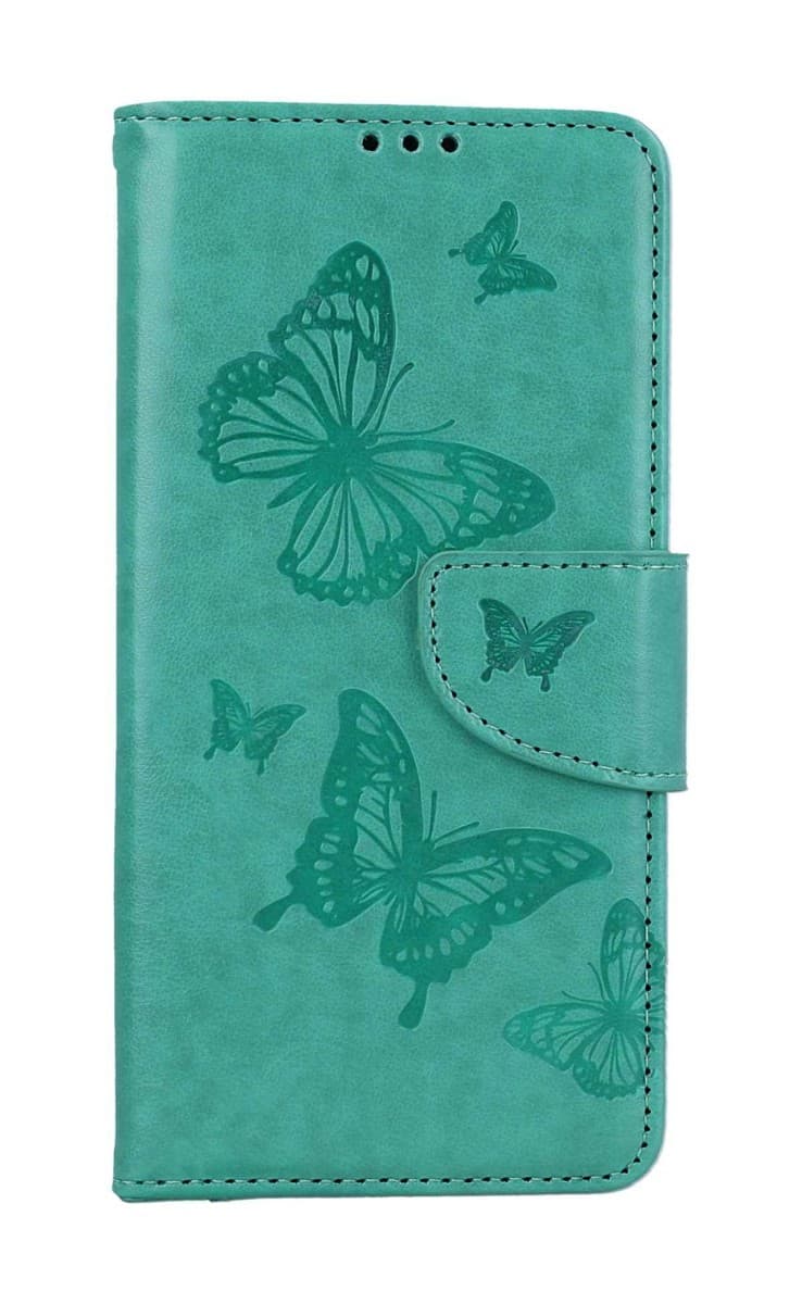 Pouzdro TopQ Xiaomi Redmi Note 12S knížkové Butterfly zelené 111958 - náhled 1