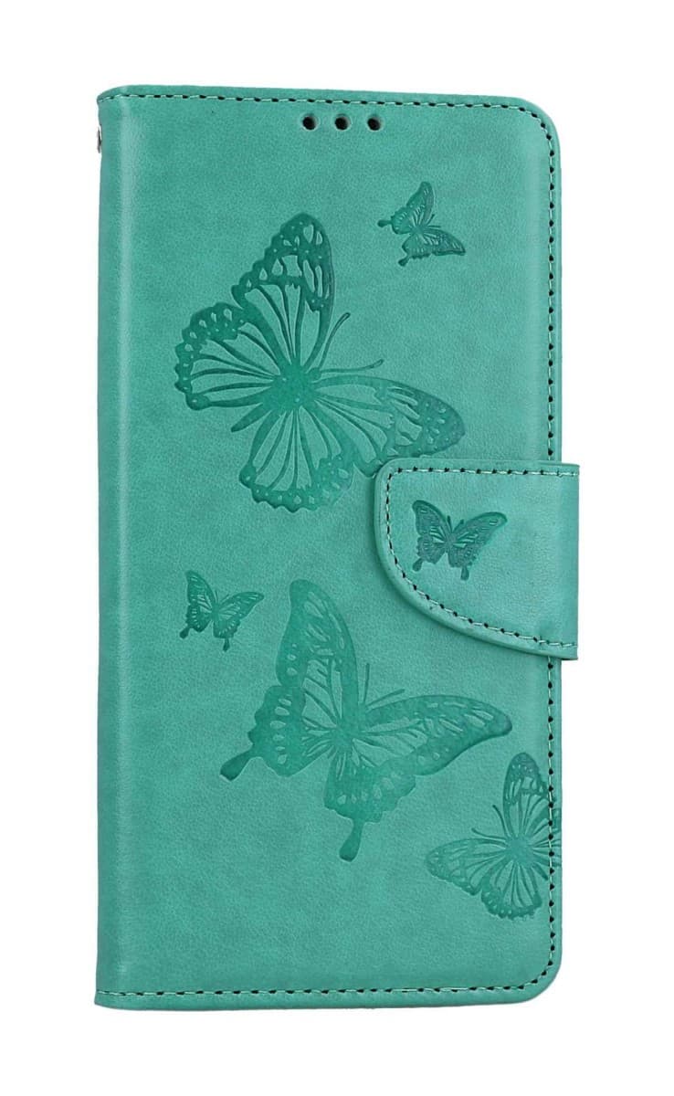 Pouzdro TopQ Xiaomi Redmi Note 12 knížkové Butterfly zelené 112023 - náhled 1