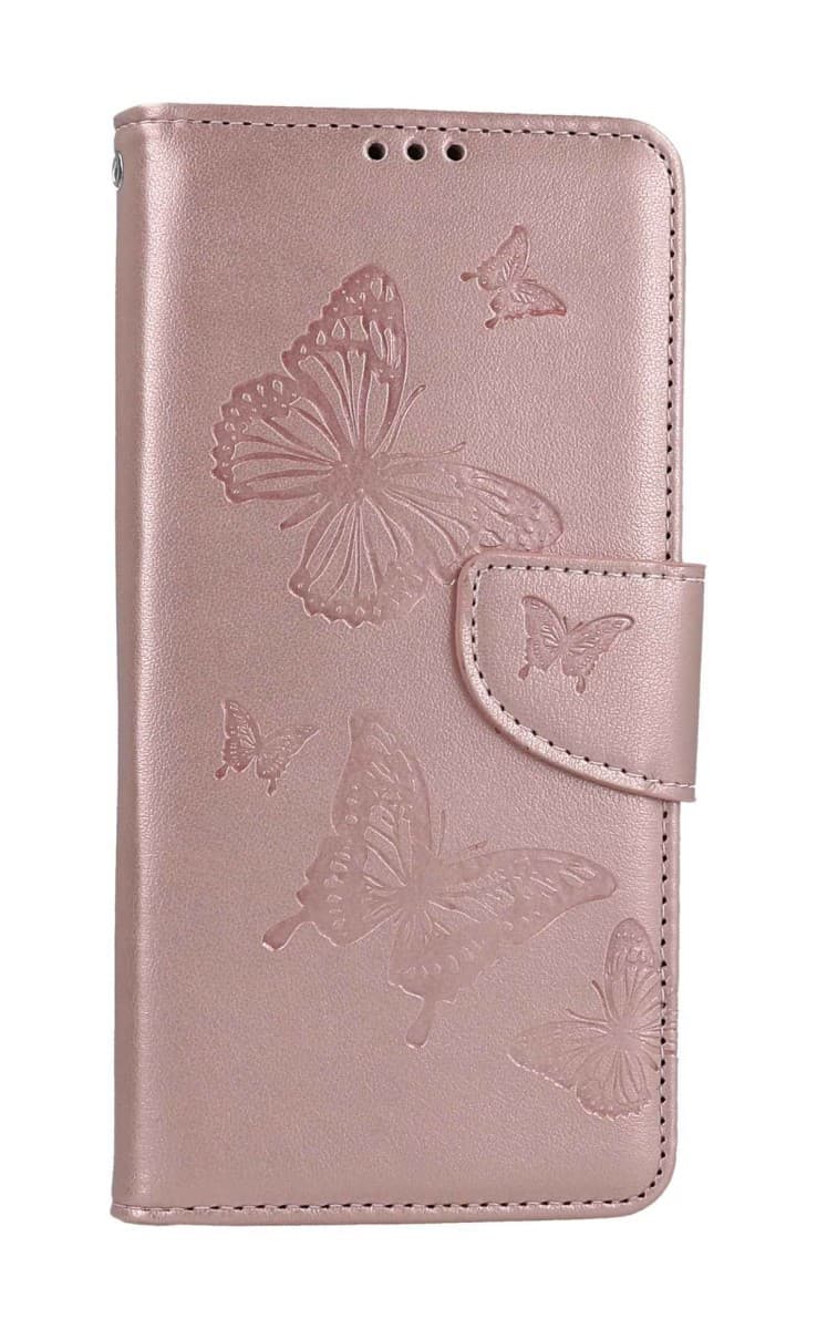 Pouzdro TopQ Xiaomi Redmi Note 12 knížkové Butterfly růžové světlé 112025 - náhled 1