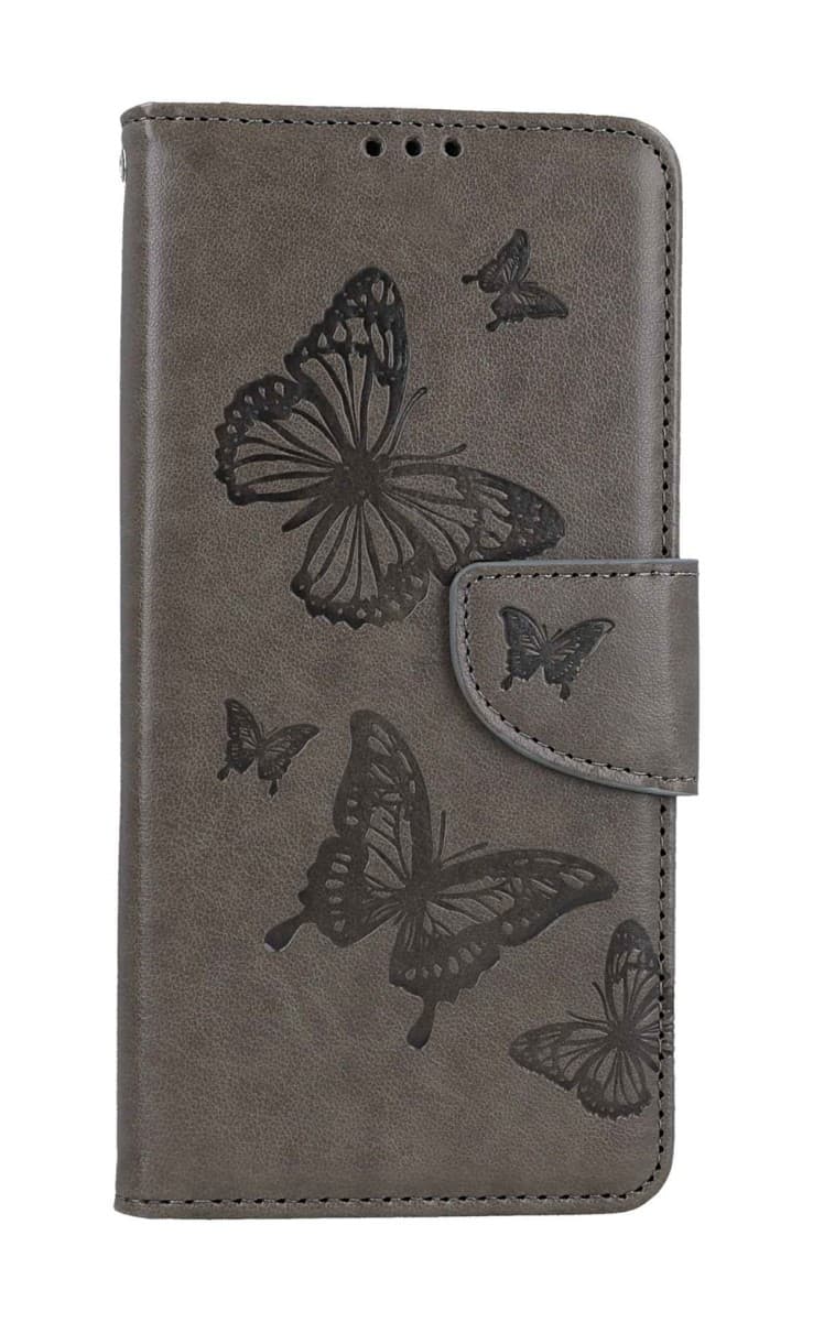Pouzdro TopQ Xiaomi Redmi Note 12 knížkové Butterfly šedé 112026 - náhled 1