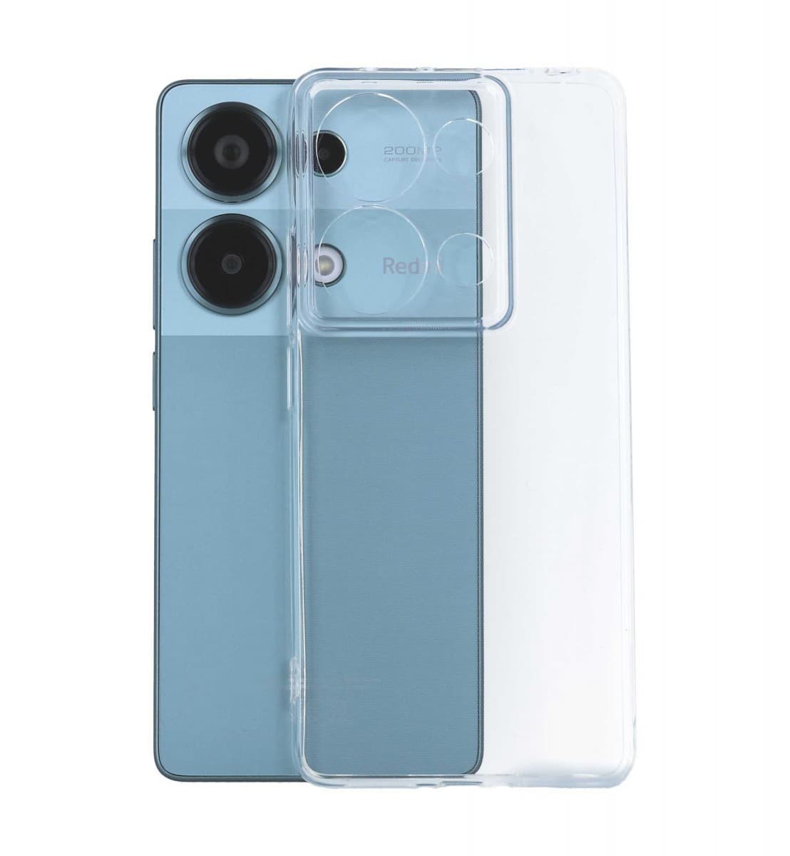 Kryt TopQ Box Premium Xiaomi Redmi Note 13 Pro průhledný 122102