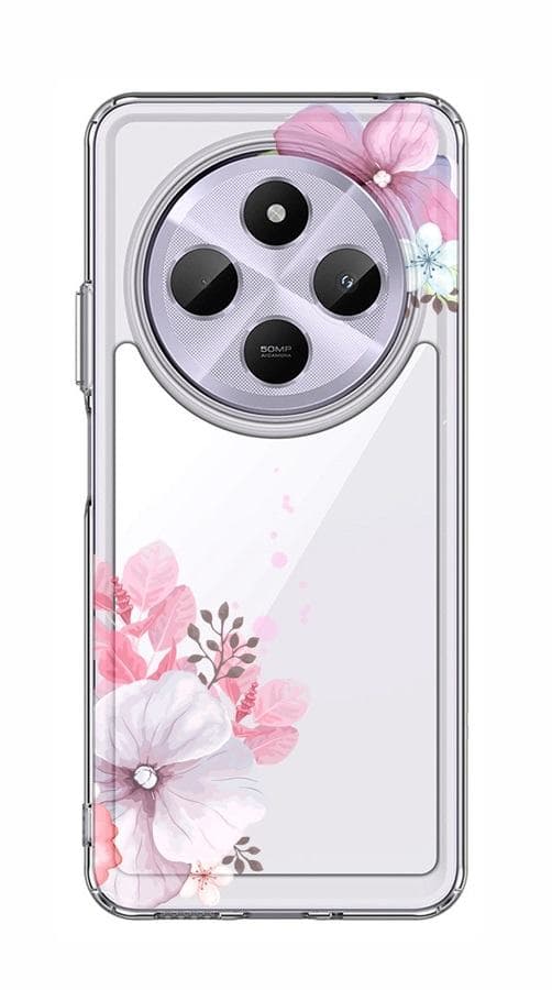 Kryt TopQ Image Xiaomi Redmi 14C pevný Violet Blossom 132148