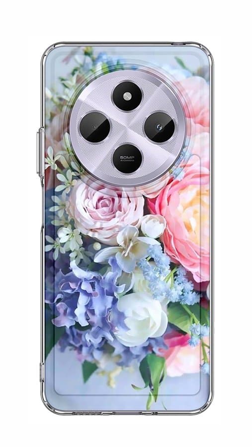 Kryt TopQ Image Xiaomi Redmi 14C pevný Kytice 132149