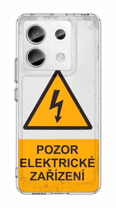 Kryt TopQ Image Xiaomi Redmi Note 13 Pro 5G pevný Pozor elektrické zařízení 132156
