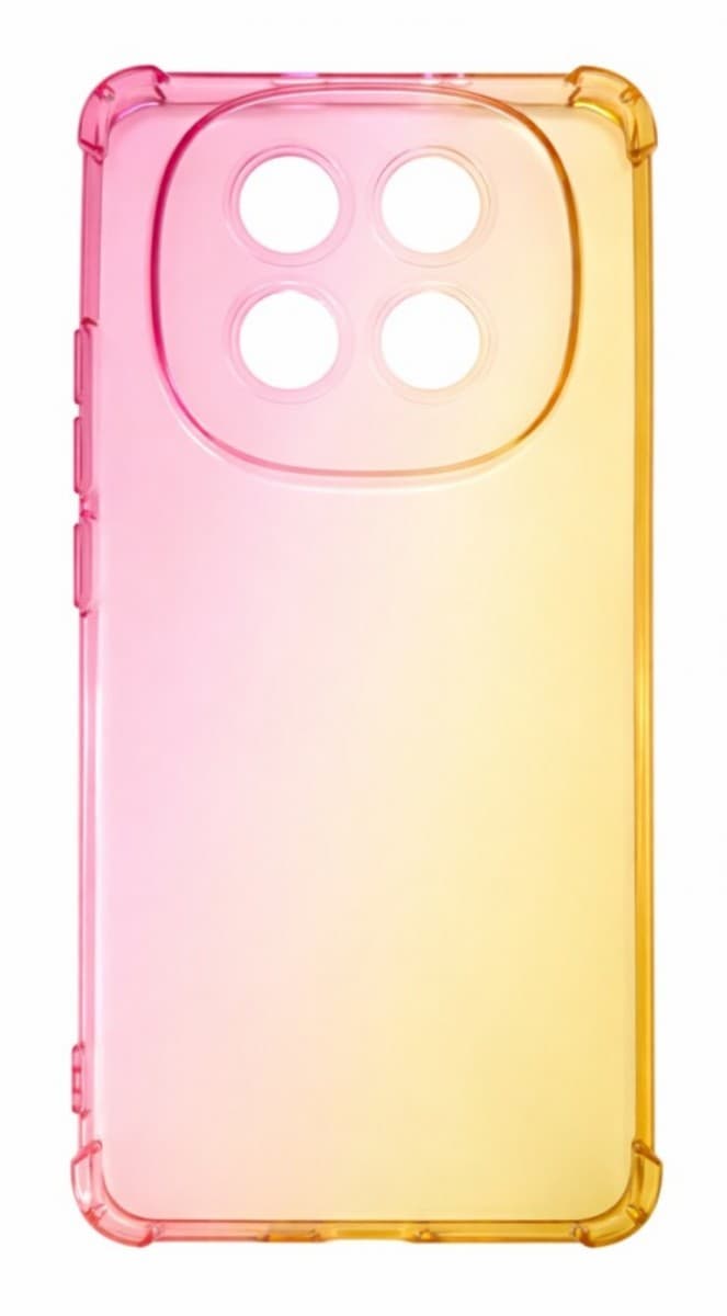 Kryt TopQ Xiaomi Redmi Note 15 Pro 5G Shock duhový růžovo-žlutý 172281