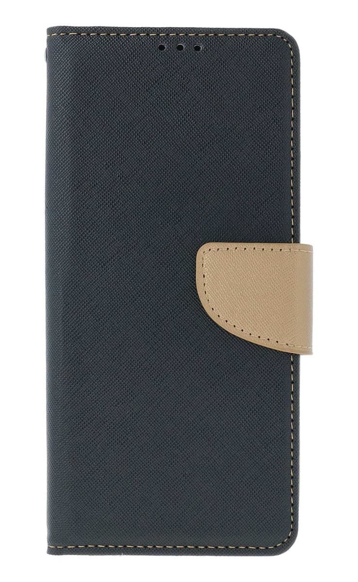 Pouzdro TopQ Xiaomi Redmi 14C knížkové černo-zlaté 132353 - náhled 1