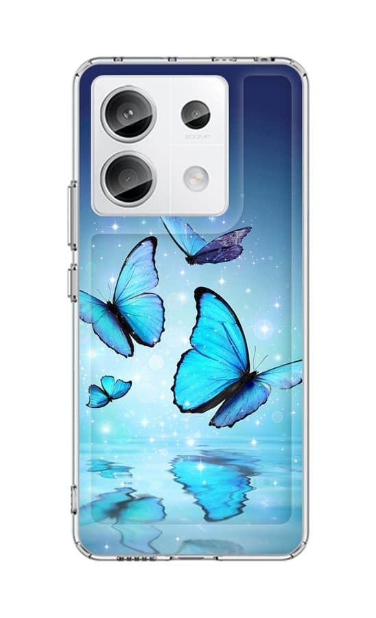 Kryt TopQ Image Xiaomi Redmi Note 13 Pro 5G Image pevný Modří motýlci 122430