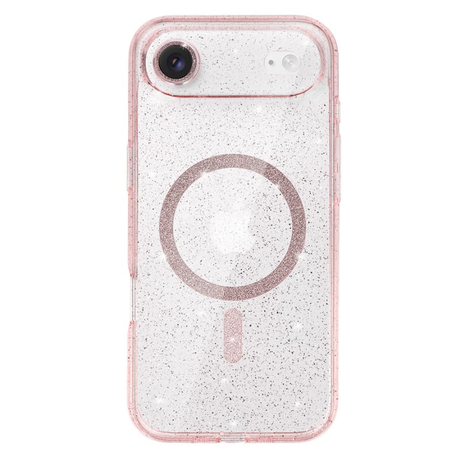 Zadní kryt Glitter Magsafe pro iPhone Air pink clear
