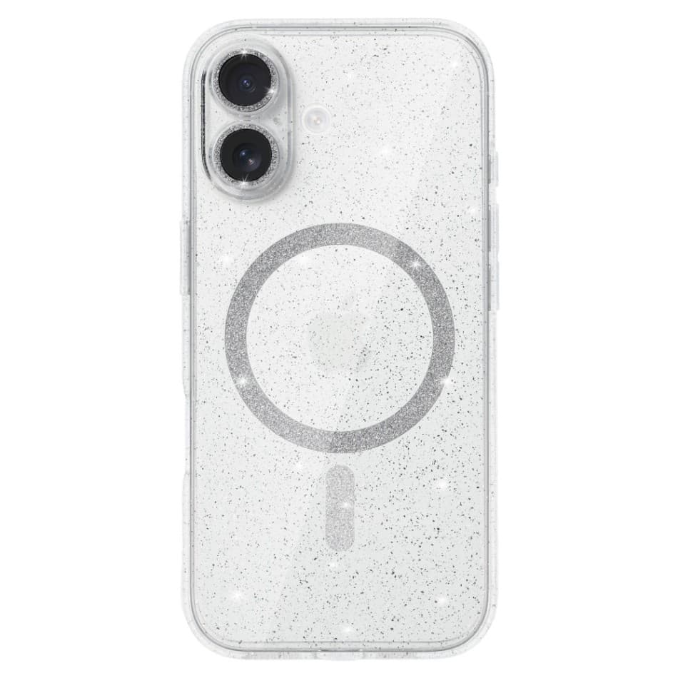 Zadní kryt Glitter Magsafe pro iPhone 17 transparent