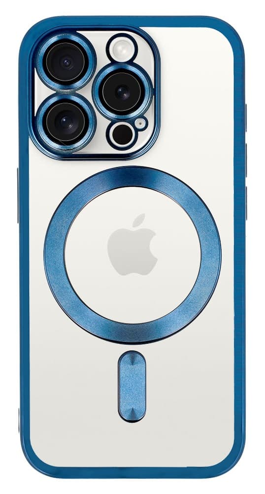 Zadní kryt Metallic MagSafe pro iPhone 16 Pro Max Blue - náhled 1