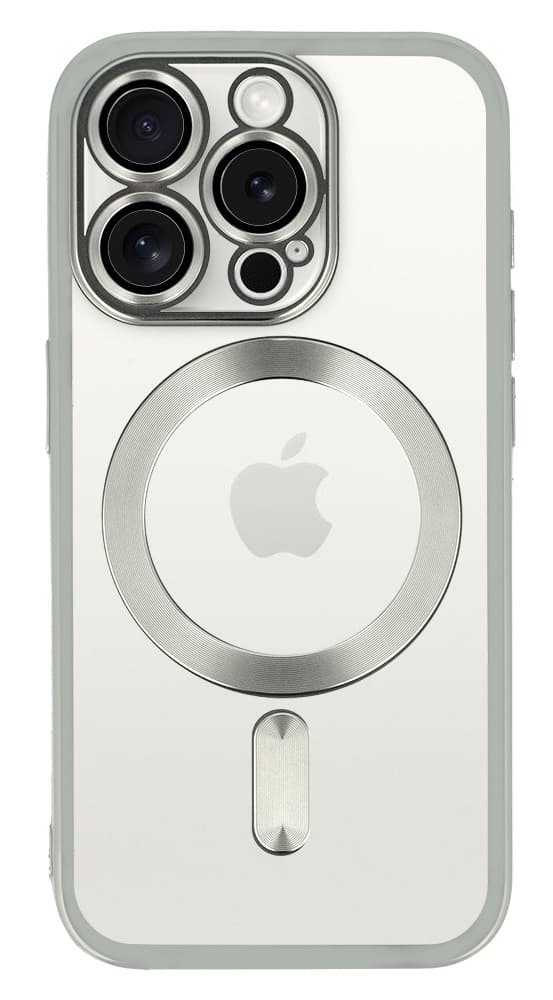 Zadní kryt Metallic MagSafe pro iPhone 16 Pro Max Silver