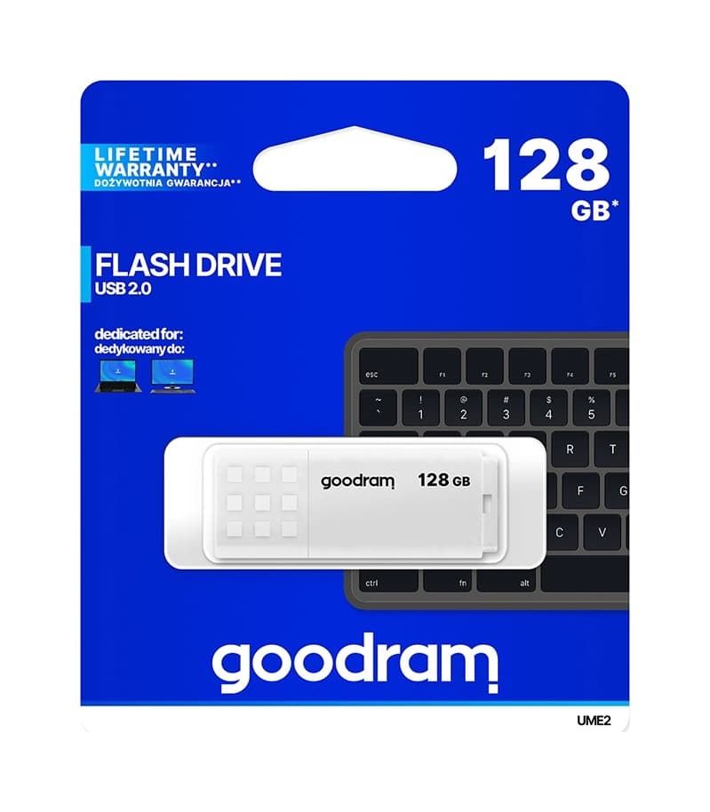 Flash disk GOODRAM UME2 128GB bílý 82488