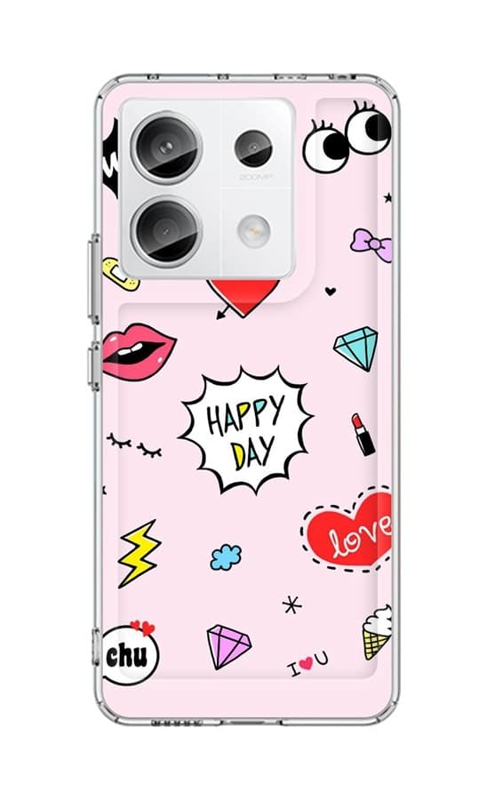 Kryt TopQ Image Xiaomi Redmi Note 13 Pro 5G Image pevný Happy Day 122514