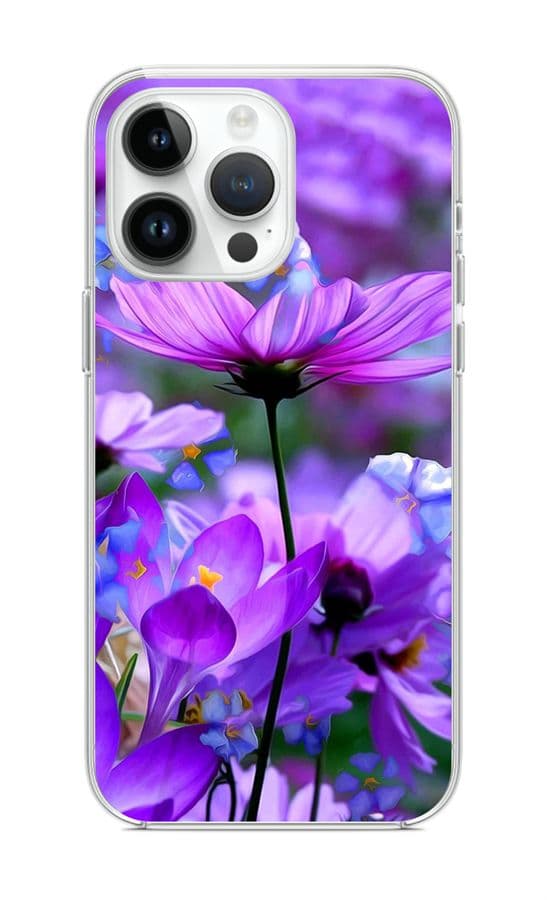 Kryt TopQ iPhone 14 Pro Max Rozkvetlé květy 82518