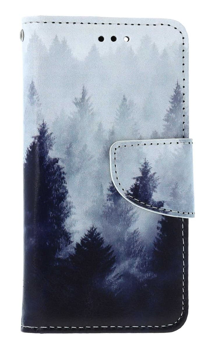 Pouzdro TopQ iPhone SE 2020 knížkové Mlha 62610 - náhled 1