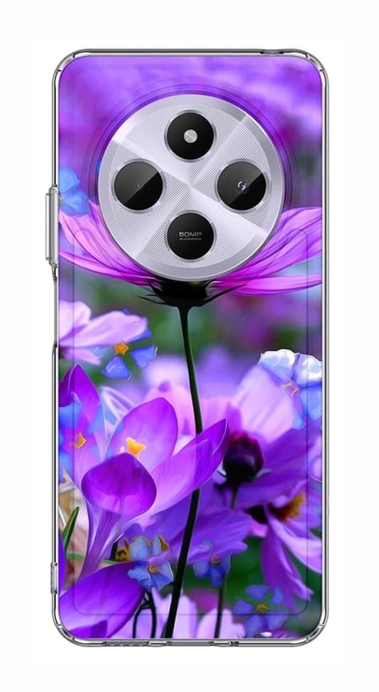 Kryt TopQ Image Xiaomi Redmi 14C pevný Rozkvetlé květy 132667
